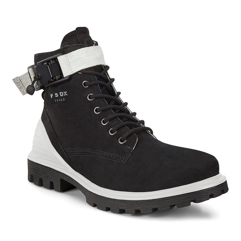 Men Boots Ecco Tredtray M - Hiking Boots Black - India TYVUFG309